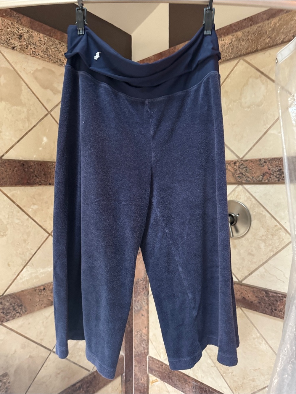 Polo by Ralph Lauren Navy Wide-Leg Pull-On Lounge Pants